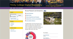 Desktop Screenshot of digitalrepository.trincoll.edu